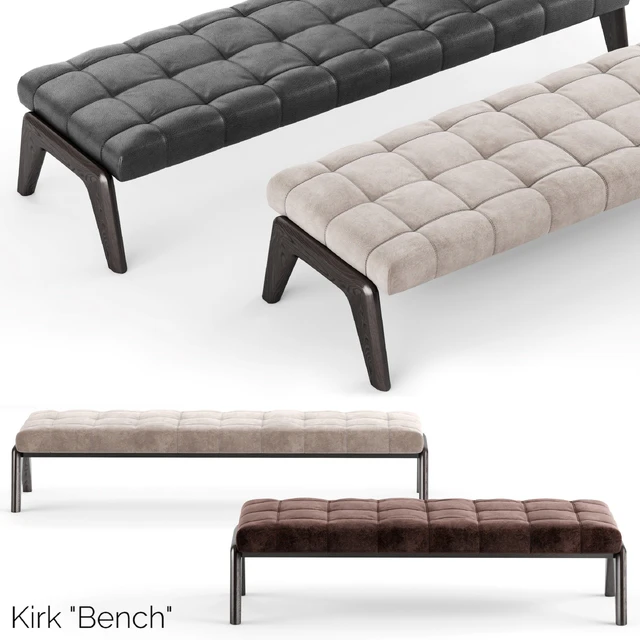 Minotti Kirk Bench — Descargar