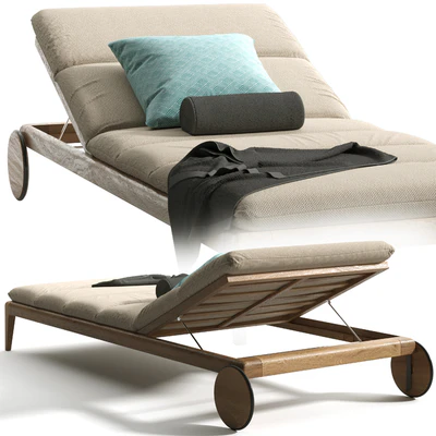 Cruise Teak Sunbed — Вид 2