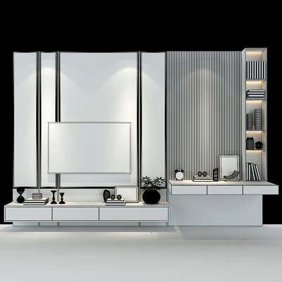 TV shelf set 119 — Ver 2