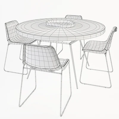 Frank Table Drexel Chair set2 — Ver 2