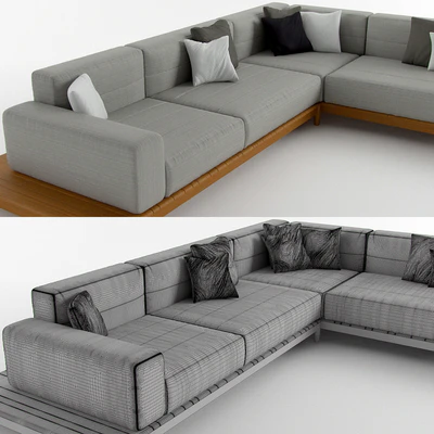 Varaschin - Barcode outdoor sofa — Ver 2