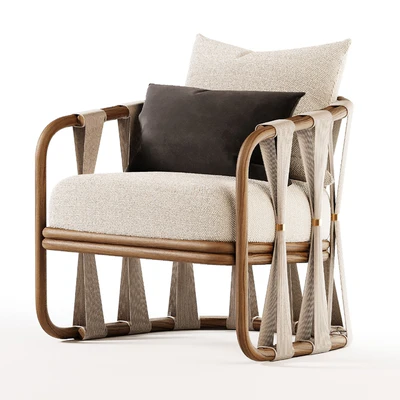 Palecek Strings Attached Lounge Chair — Ver 1