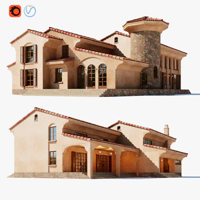 Spanish Colonial Villa — Ver 2