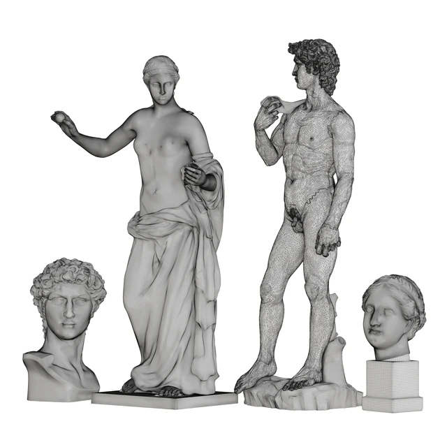 Statues of Aphrodite and David — Descargar