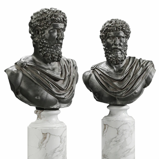 Lucius Verus Bust Black — Скачать