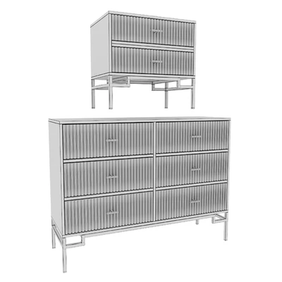 Chest of drawers and bedside table ISIDA — Ver 2
