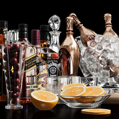 whiskey, scotch and congac cocktail — Вид 2