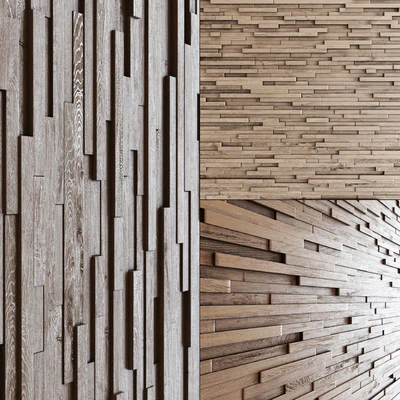 Wall wood long rail n1 — Ver 1