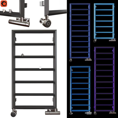 Heated towel rail Terma Diamond 500 — Ver 1