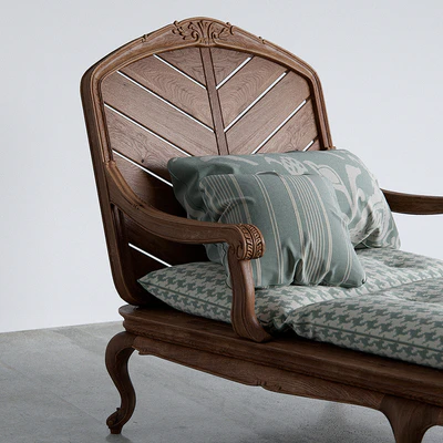 Chelini Art.2160 Outdoor chaise — Ver 2