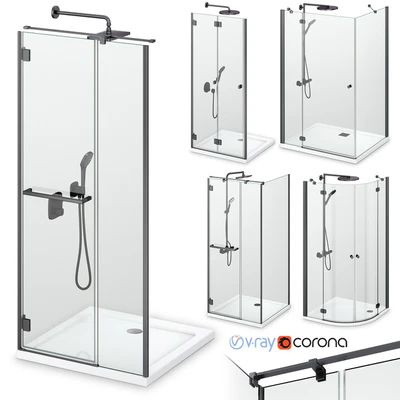 Душевые кабины Radaway Carena black — Вид 1