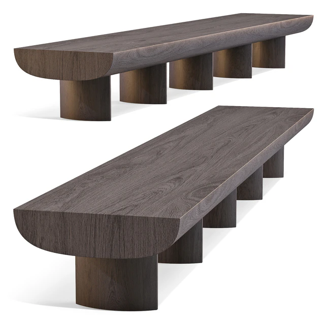 Bonaldo: Sculptural - TV Stand - Bench — Descargar