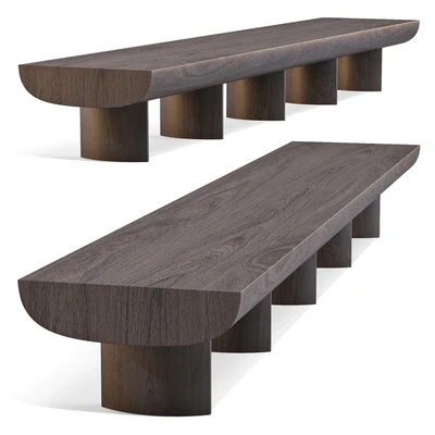 Bonaldo: Sculptural - TV Stand - Bench — Ver 2
