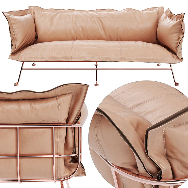 Sofa LoftDesigne 4090 / Moooi Nest sofa replica — Descargar