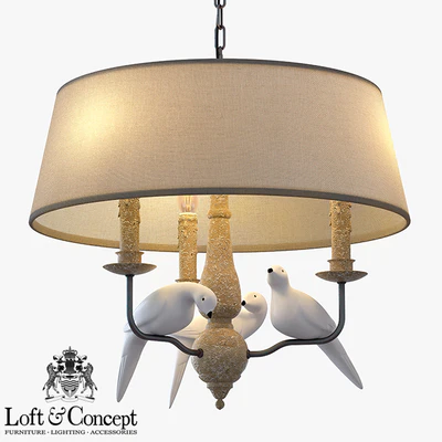 Подвесной светильник Norman Bird Chandelier Round — Вид 1