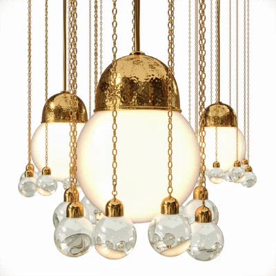 Woka Josef Hoffmann &amp; Wiener Werkstaette 1905 Lamp — Ver 1