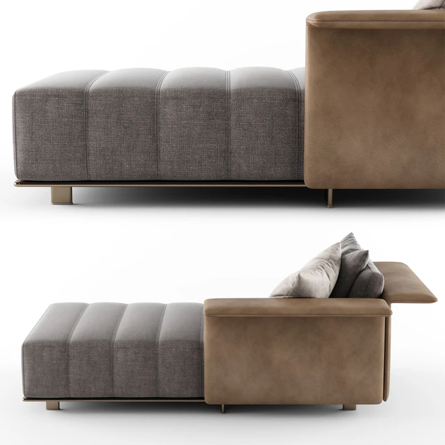 Minotti FREEMAN Chaise Longue 03 — Descargar