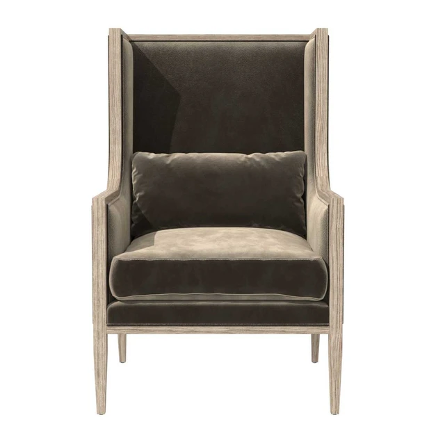 Restoration Hardware FRENCH CONTEMPORARY SLOPE ARM WINGBACK CHAIR — Скачать