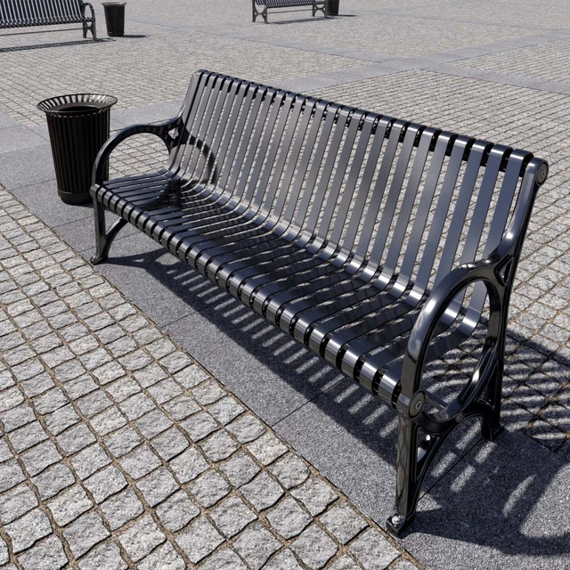 Paving granite damage regular HR / street furniture 04 — Descargar