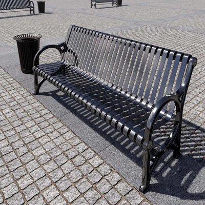 Paving granite damage regular HR / street furniture 04 — Ver 2