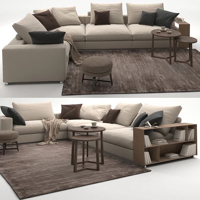 Sofa Flexform Groundpiece — Скачать