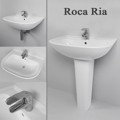 Sink Roca Ria, mixer Grohe Eurosmart — Descargar