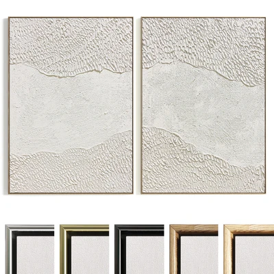 Plaster Two Photo Frame D-628 — Вид 1