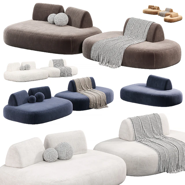 Telen Ligne Roset Divanetto sofa by miliashop, sofas — Descargar