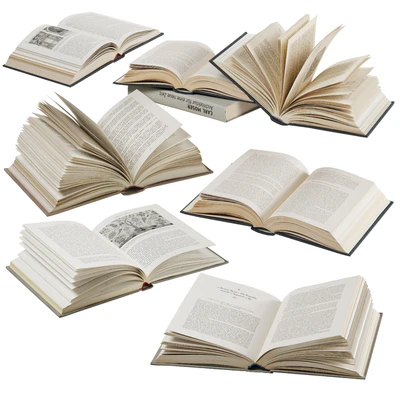 opened books collection — Ver 1