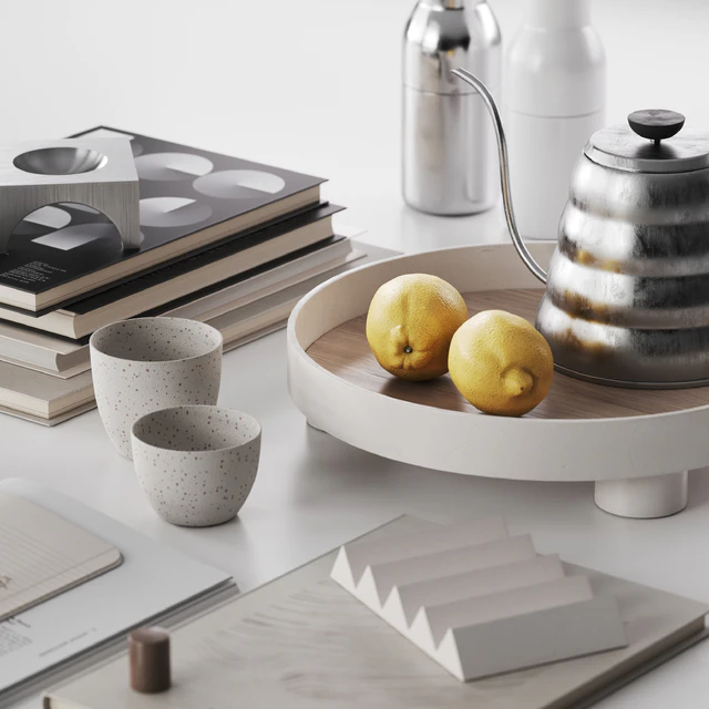 Minimalistic decorative set with lemons — Descargar