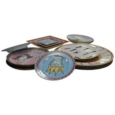 Ethnic Plates / Plates with ethnic patterns — View 3