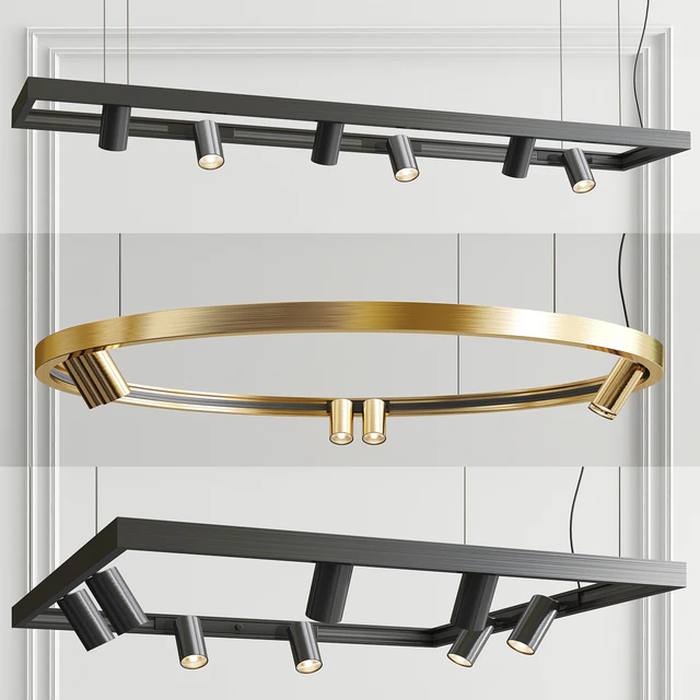 Superloop Spy Delta Chandelier - 3 type — Скачать