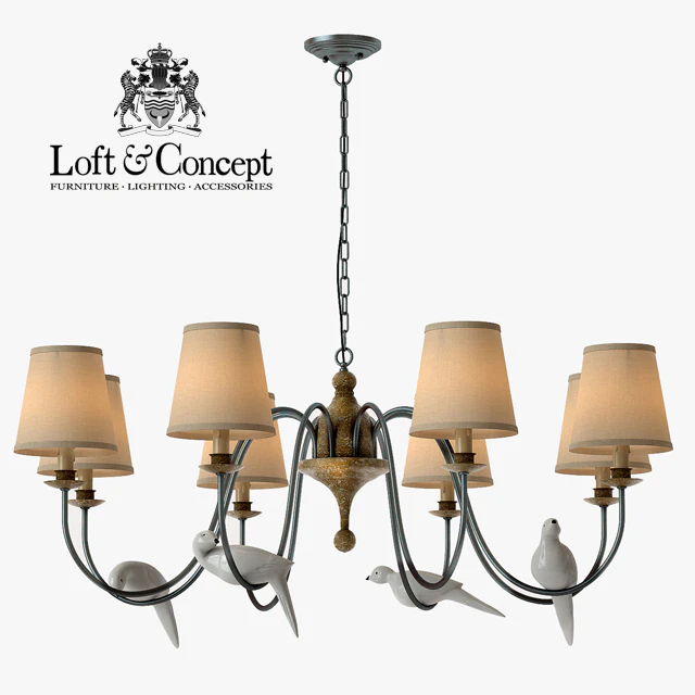 Suspension Norman Bird Chandelier 8 — Descargar