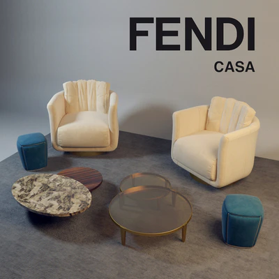 Armchair Fendi Casa Artu — View 1
