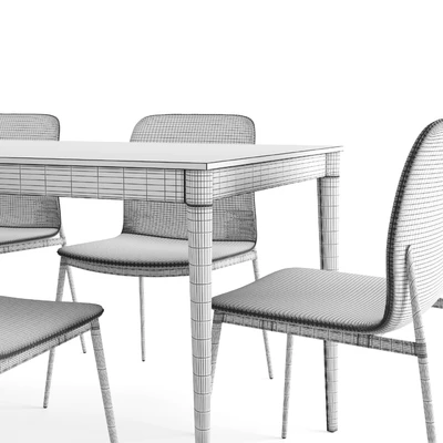 Table and chair Torina Newport — Ver 2