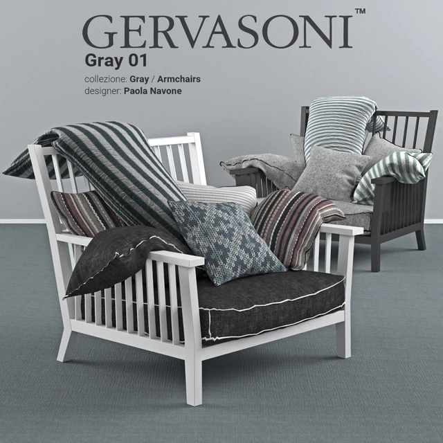 Gervasoni Gray 01 Armchair — Descargar