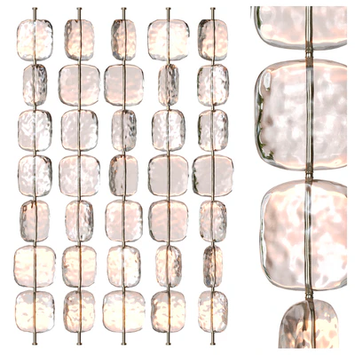 Glass block partition — Вид 1