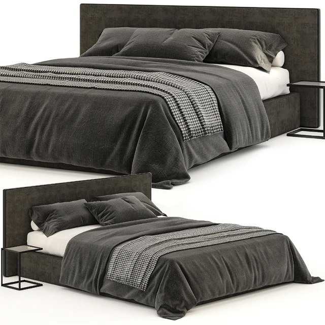Meridiani stone gray bed — Скачать