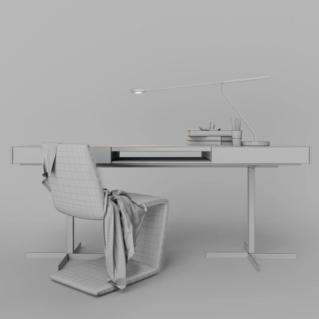 Minotti Phillips chair and Close "Writing Desk" — Descargar