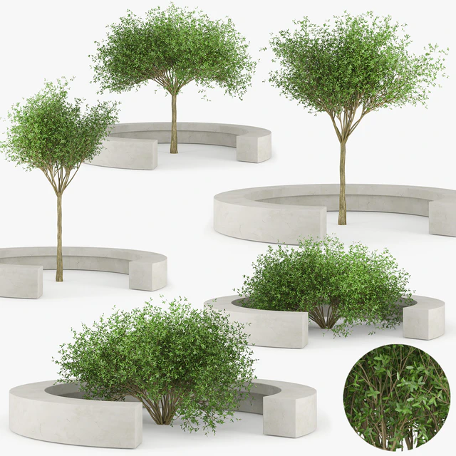 COMB BY VORA ARQUITECTURA Tree Bench — Descargar