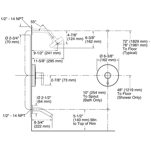 Kohler Stillness Rite-Temp | K-T948-4-CP — Скачать