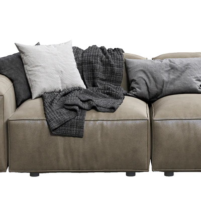 livingdivani Leather SOFA Extra Wall — Ver 2