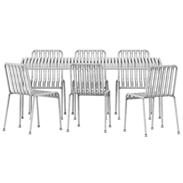 Palissade Table and Palissade Chair by Hay — Descargar