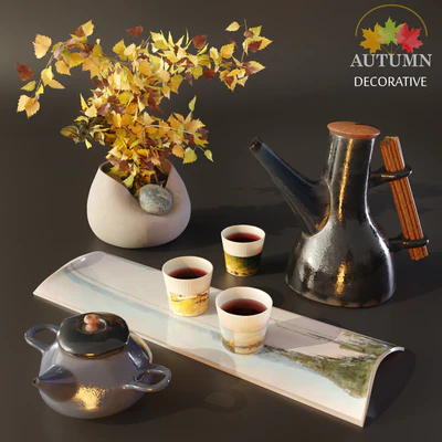 Ceramic Set Decorative — Ver 1