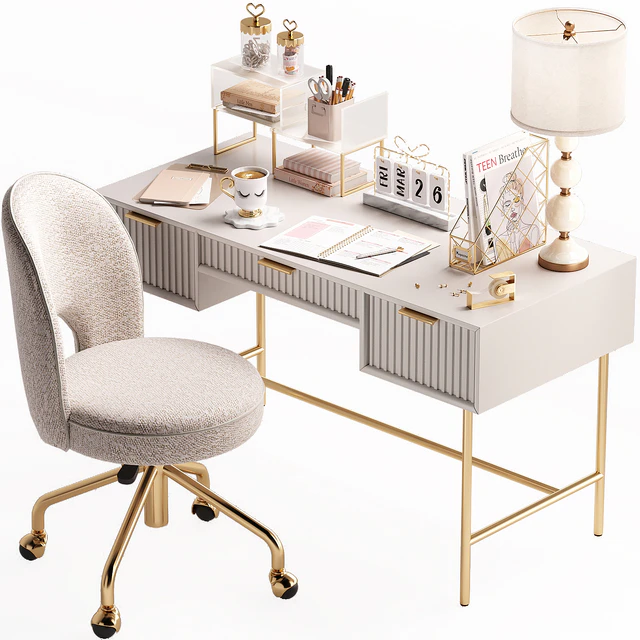 Study Room Desk For Teenager and Kids N01 — Скачать