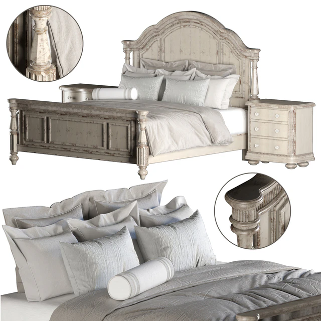 A.R.T. FURNITURE BELMAR PANEL BED (KING SIZE) — Скачать