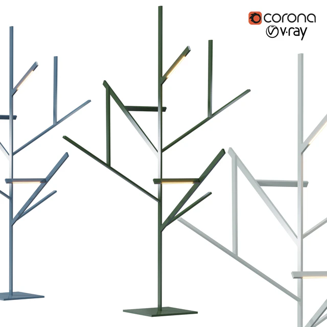 Blau Tree lamp set — Скачать