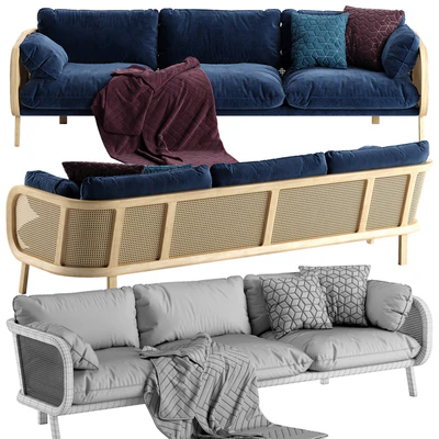 Buzzi cane sofa — Ver 2