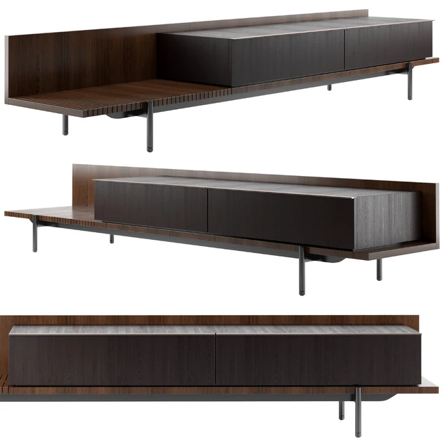 книжные шкаф Minotti Superquadra 2021 collection № 1 — Скачать
