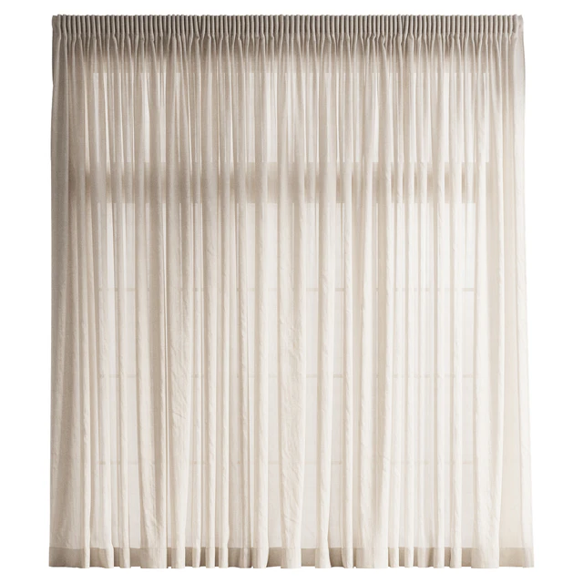 Linen Translucent Curtain — Descargar